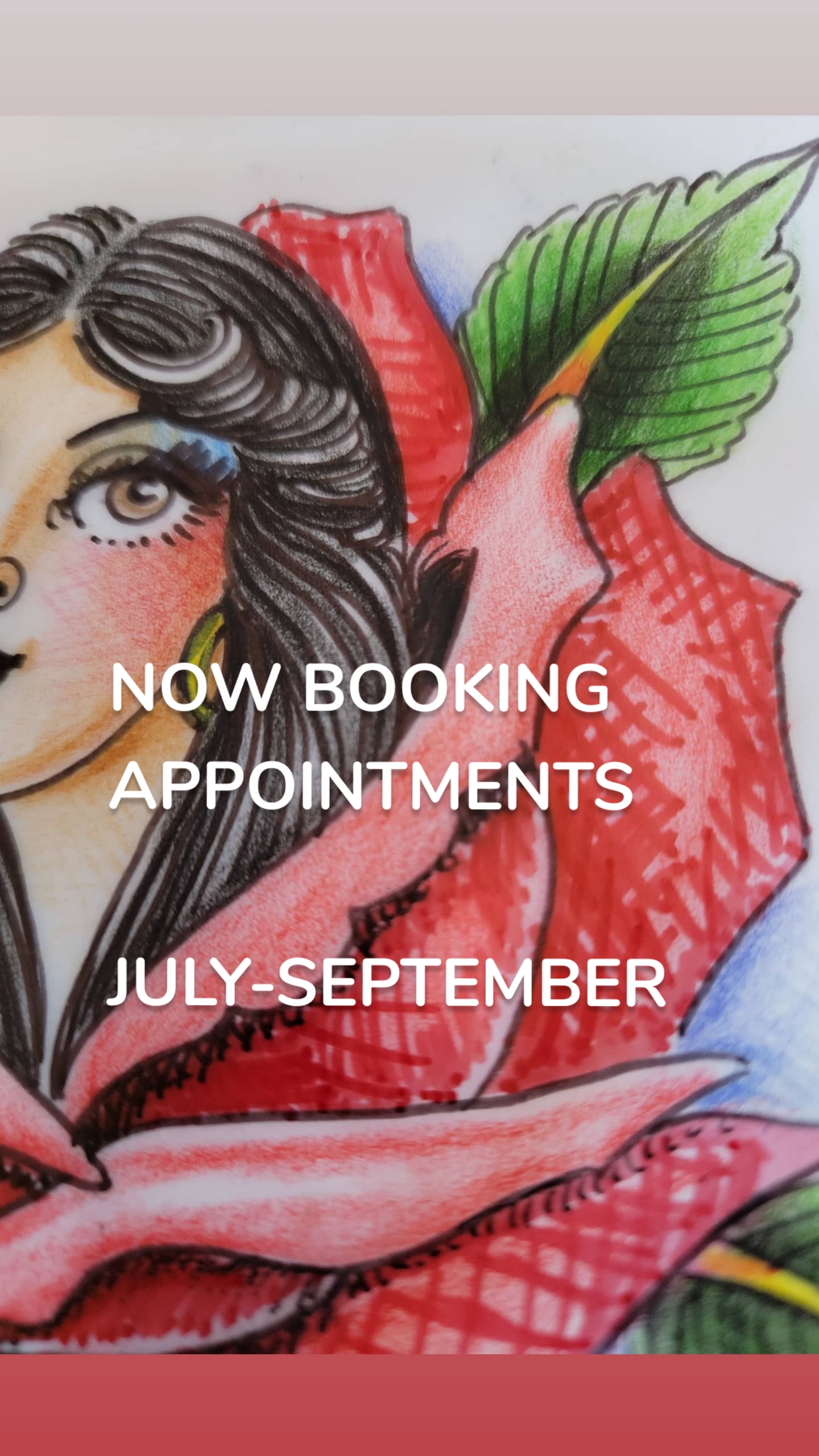 NOW BOOKING APPOINTMENTS 

JULY-SEPTEMBER 